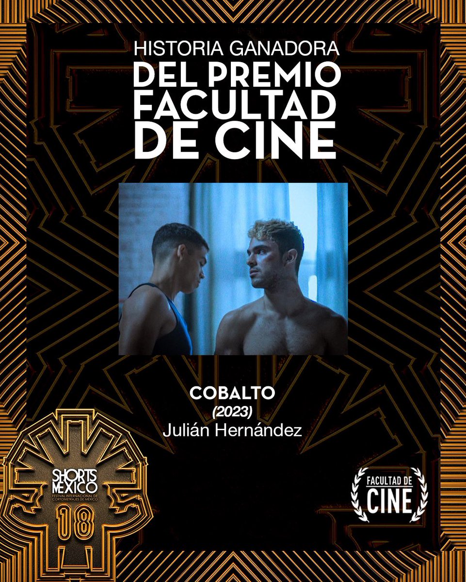 ¿Sabías que…? 👁️

“Cobalto” 🎞️ es la historia ganadora del premio otorgado por la Facultad de Cine 👏en la Competencia Mexicana de Ficción de <a href="/shortsmexico/">Shorts México</a>.

Estamos orgullosos de respaldar la creación y la perspectiva de cineastas emergentes. 

#FacultadDeCine #FormandoArtistas