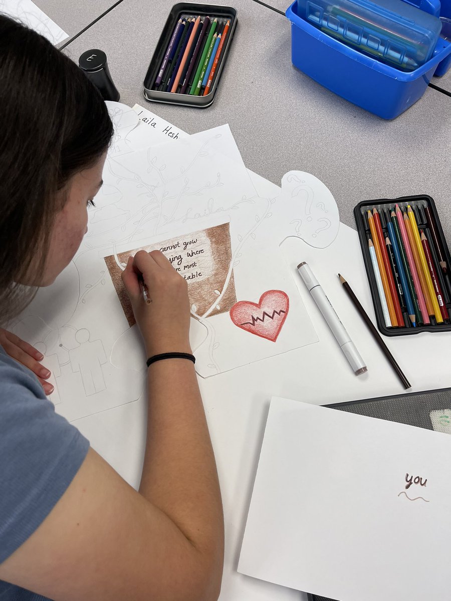 Some incredible identity and community based art project progress shots of our first project of the year! I can’t wait to share the completed installed works from all students! <a href="/Super_GCS/">Dr. Whitney Oakley</a> <a href="/GCSchoolsNC/">Guilford Co. Schools</a> <a href="/GedODonnell1/">Ged O'Donnell</a>