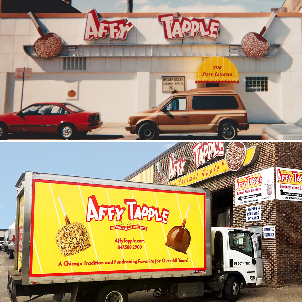 AffyTapple's tweet photo. We're old. 75 years this year, baby! From Clark Street in Chicago to Croname Rd in Niles, we're still doing what we do best! #chicagohistory #affytapple #chicago https://t.co/2gauXkOEkS