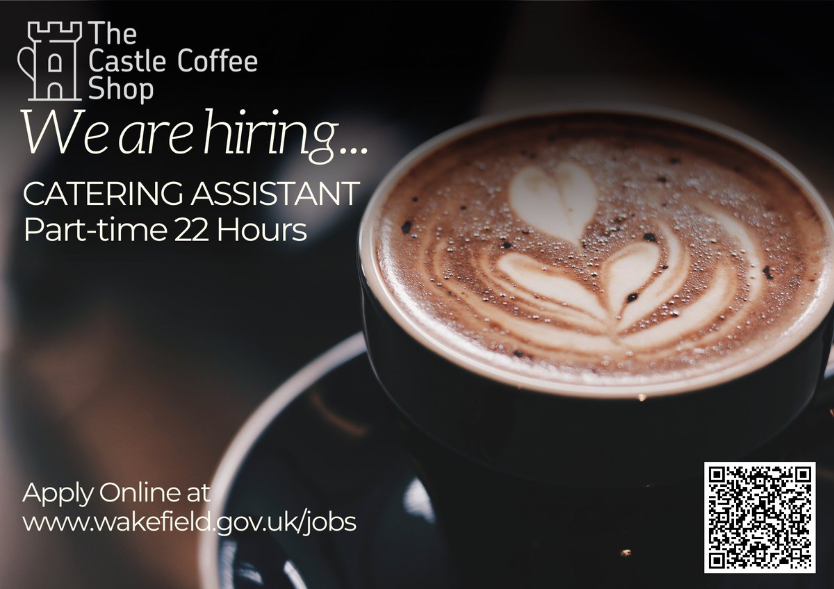 Would you like to come and work with us?

We have an opening for a Catering Assistant to join the team here at the Castle Coffee Shop. 

22 hours per week 

 wamdcli.webitrent.com/wamdcli_webrec…