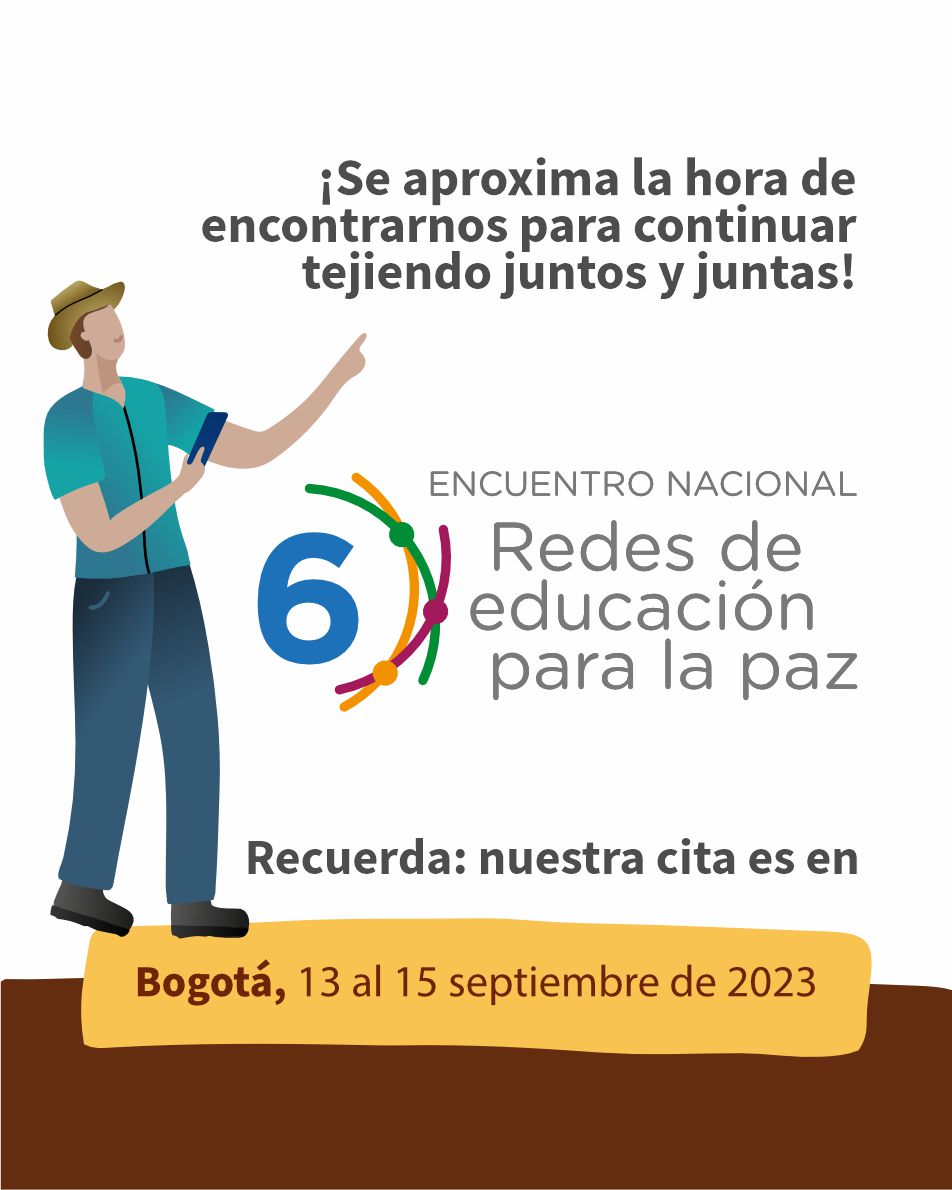 JEP_Colombia's tweet photo. ¡Llegó la hora de encontrarnos para continuar tejiendo juntos y juntas!

Este 13, 14 y 15 de septiembre en Bogotá, nos vemos para reflexionar y conversar sobre el trabajo que hemos venido realizando y lo que debemos seguir construyendo.

¡Sigamos #EducandoParaLaPaz! https://t.co/U6nu69kHqT