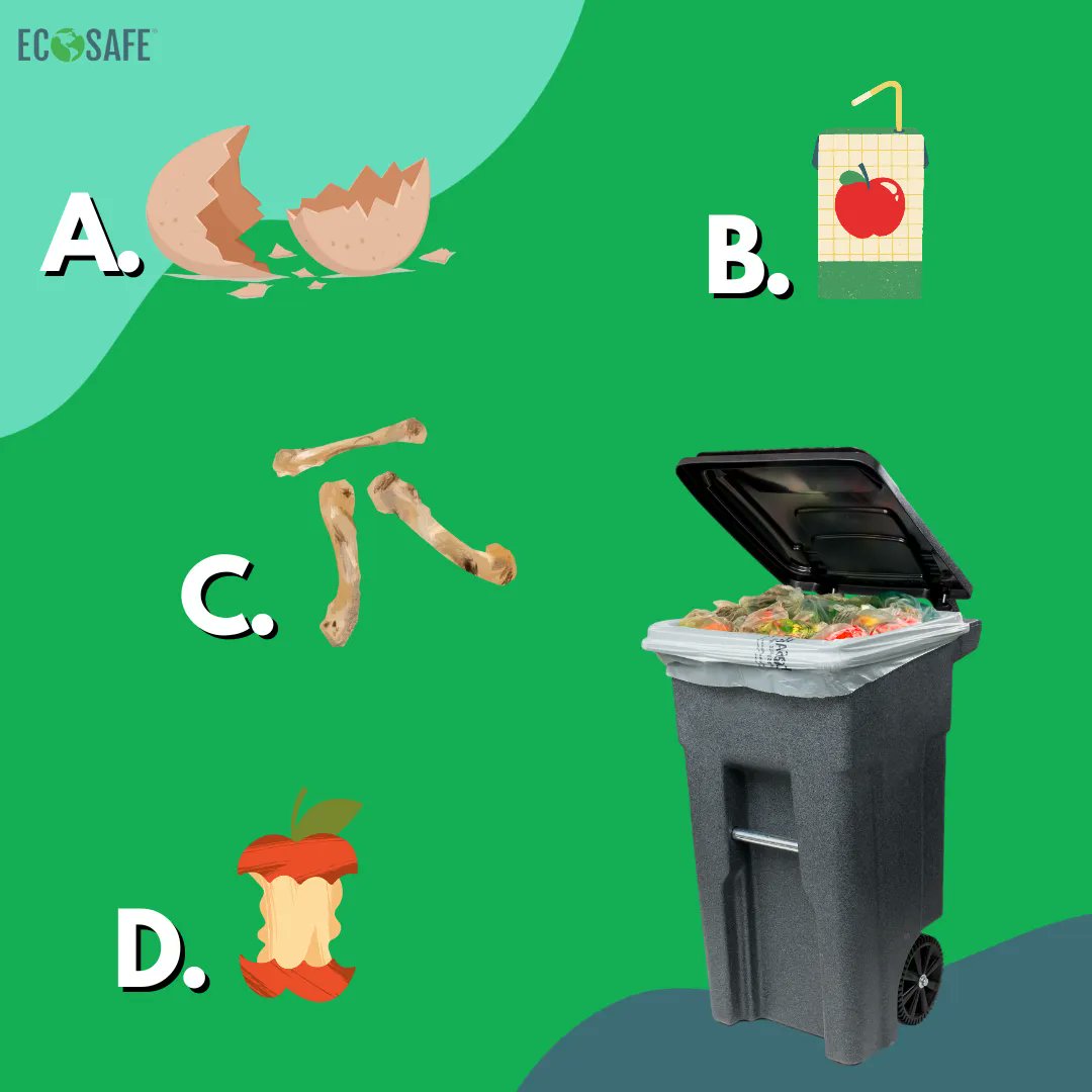 EcoSafeZW's tweet image. Do you know which item does not belong in the compost? Comment below ⬇️ 

#makecompostingsecondnature #compostingiscool #compostlife #gogreen #motherearth #sustainabilityrocks #reducereuserecycle