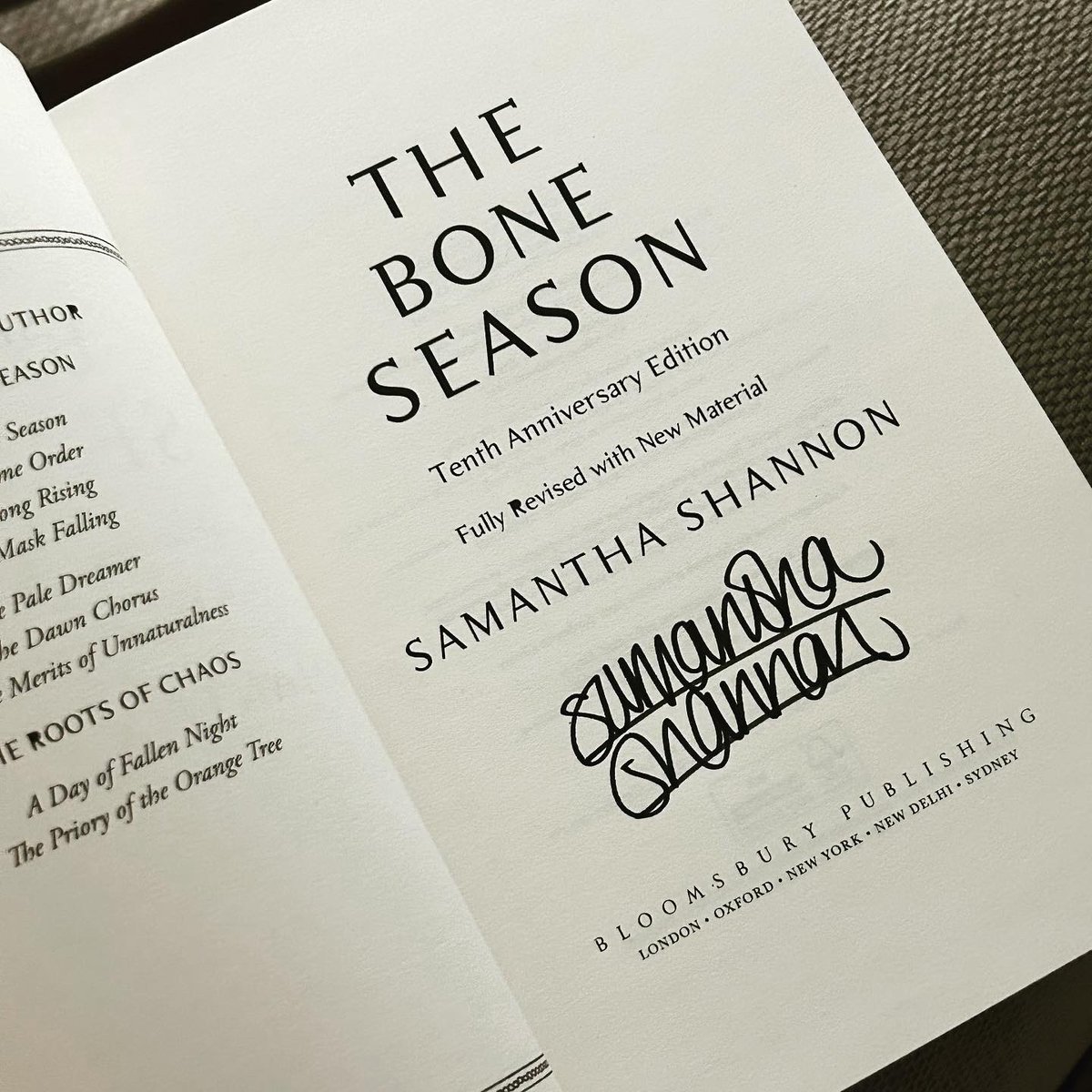 expatamber's tweet photo. Look what I found today hiding at @ForbiddenPlanet 👀 

#TheBoneSeason by @say_shannon 🤩 https://t.co/XJuzqguVfl