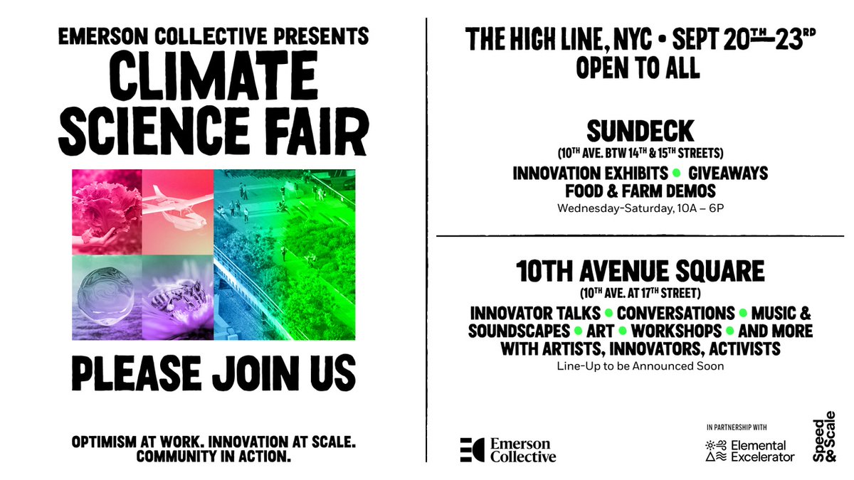 terviva_inc's tweet image. Join us on the High Line in NYC September 20 - 23 for @EmCollective's #ClimateScienceFair in partnership with @elementalexcel and @speedandscale, showcasing a dynamic presentation of groundbreaking climate solutions. emcollec.tv/climatescience…

 #pongamia #climateweek #ponovafoods