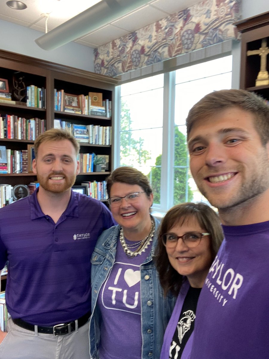 I wanted to shout out the President's Office Staff showing their school spirit on Purple Friday!

#TULifetotheFull