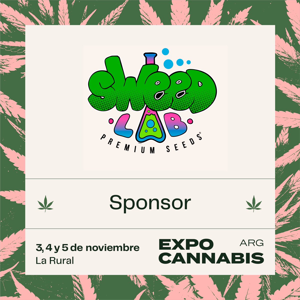 🌱 En Expo Cannabis se reúne toda la industria nacional que trabaja día a día para que broten nuevas posibilidades de desarrollo.

Este año <a href="/SweedLab/">Sweed lab</a> se suma como sponsor de la Expo. Vení a conocer las maravillas de este gran banco de semillas argentino 🇦🇷.
