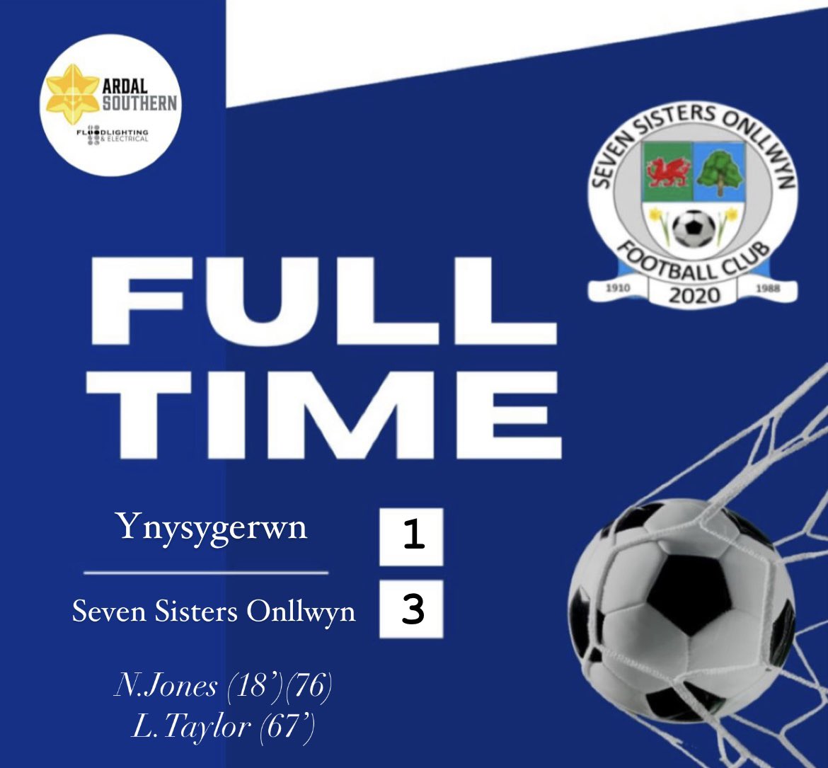 Firsts get a deserved win away from home in the local derby against <a href="/FcYnysygerwn/">Ynysygerwn FC</a> 

Support was fantastic. #7SO