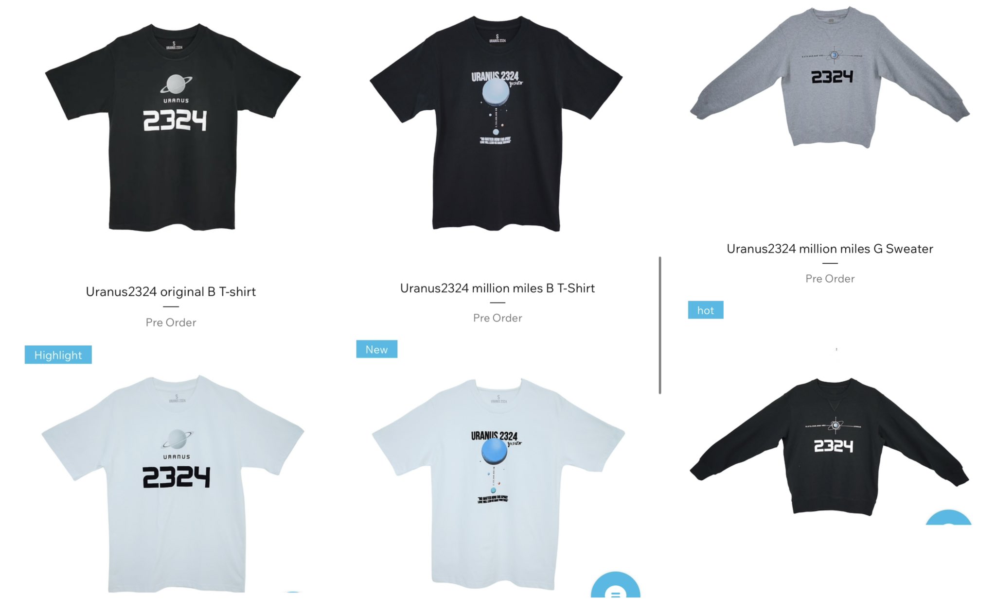 新品 ★ URANUS2324公式グッズTシャツ 黒 FreenBecky Freenbecky - Etsy