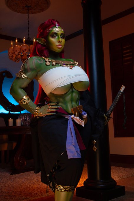 Ganondorf from The Legend of Zelda: Tears of the Kingdom 😈  Inspired by @Shardanic_Art 💚 Bodypaint: @MyPetMonsterGrl