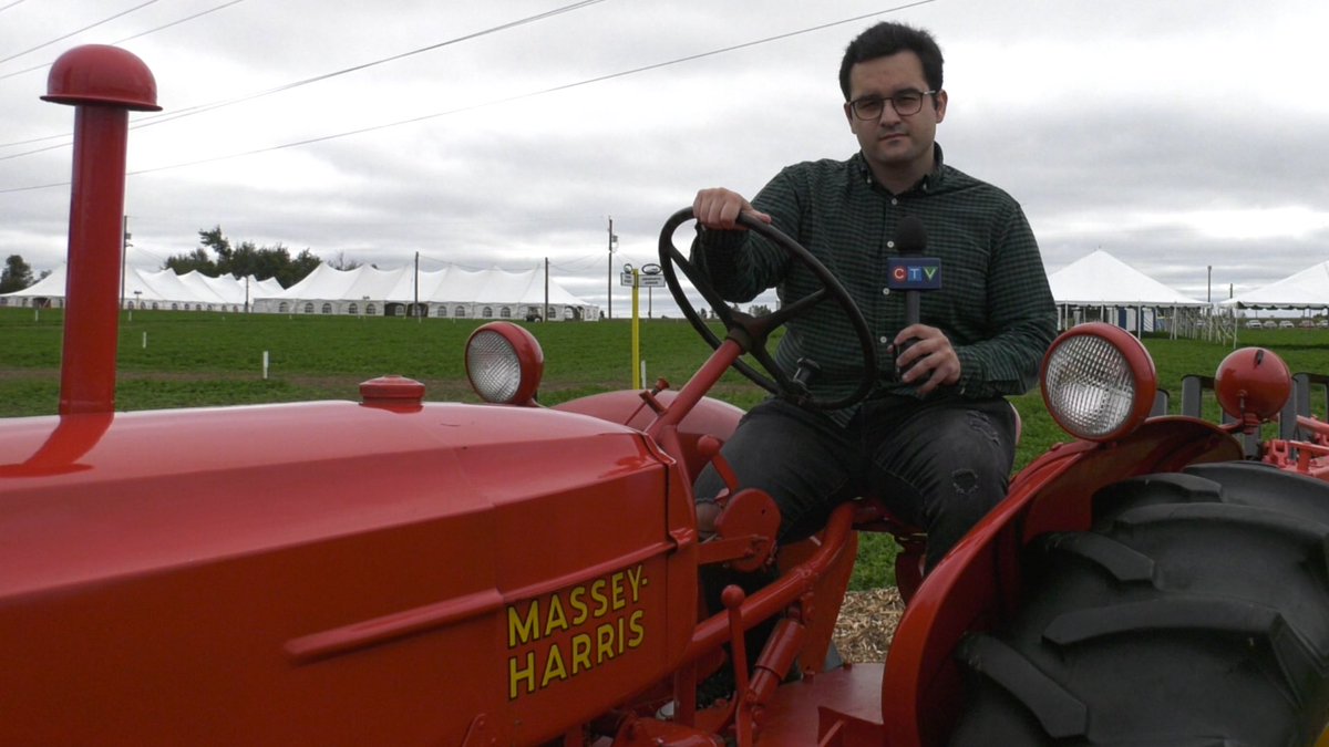 Watch me embrace my inner farmer tonight at 6 on @CTVBarrieNews