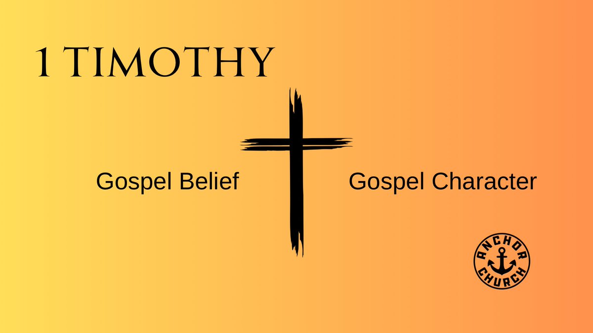 Sunday we kickoff our fall series, in 1 Timothy. In this series we will see how Paul calls Timothy to align beliefs and character in the promotion of the gospel. Join us as Pastor Jordan sets a course for us through this insightful book #YQR #Jesus #AnchorChurch #1Timothy