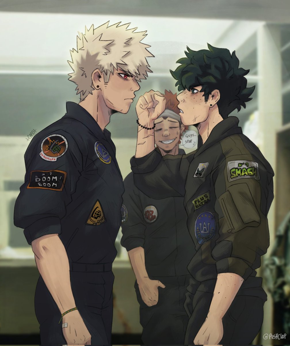 pushclapp's tweet image. Top Gun UA, bkdk and his aviator suits🧡💚, I came up with several ideas for later, Izuku is new and they transferred him to Top gun and there is precisely someone who does not see years ago and this is katsuki 👀

#TopGunUA #bkdk #bakudeku