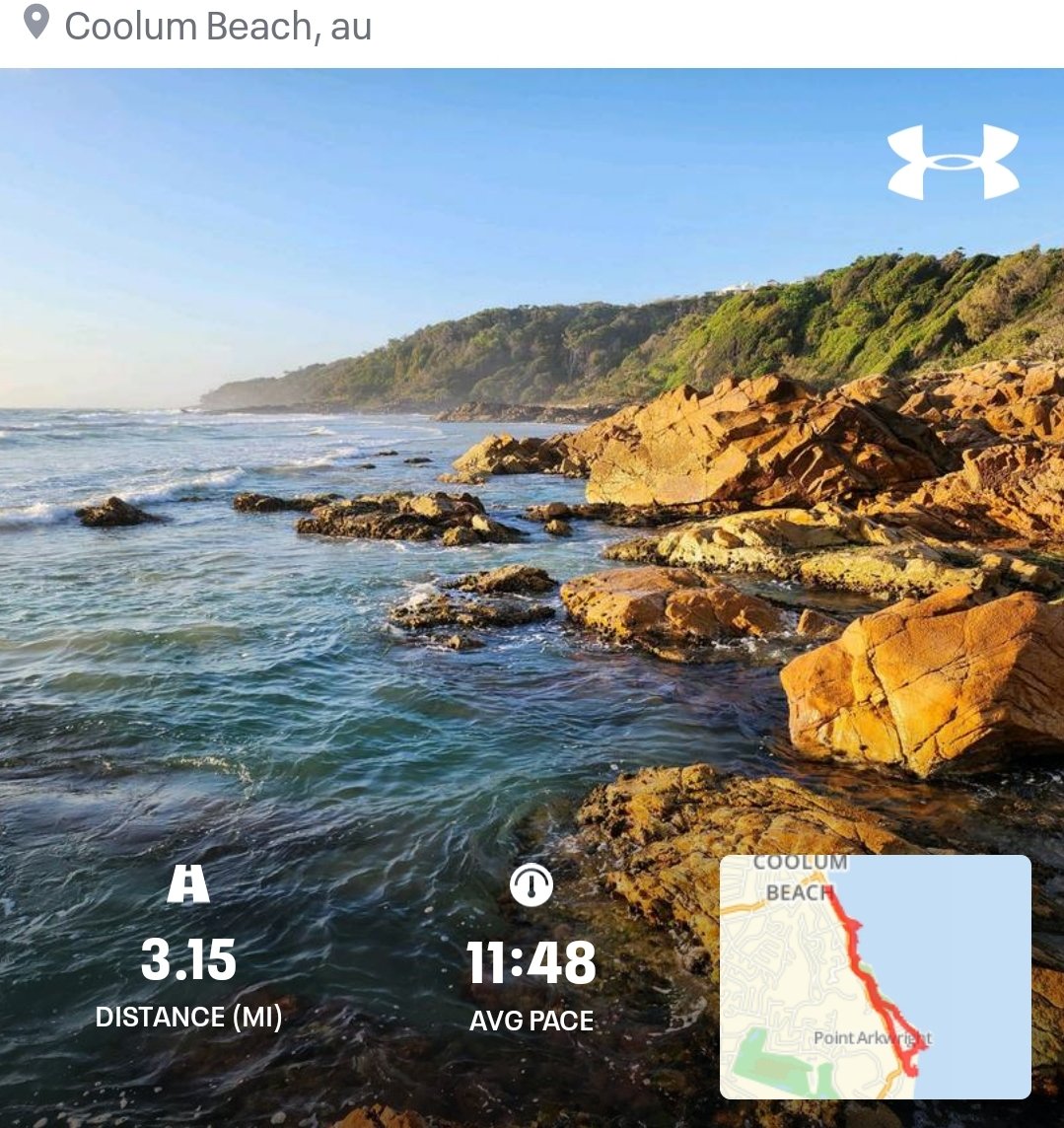 griz1's tweet photo. Yesterday's run along the coast south of @CoolumBeach, rocks are golden in early morning sun! #sixforsix @CommTrailRun @WillStewNeuro @mackpurp @paul_krogstad @ngharris0 @davidjloane @NNSFunRun @Queensland @Australia @UCLABrainSPORT @UCLANsgy #SunshineCoast #BuildingBrainBDNF 🧠 https://t.co/4HKnkDRZ0G