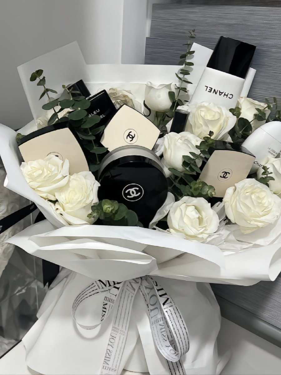 The flowers I received today are surrounded by flowers every day and are full of girly goodness.