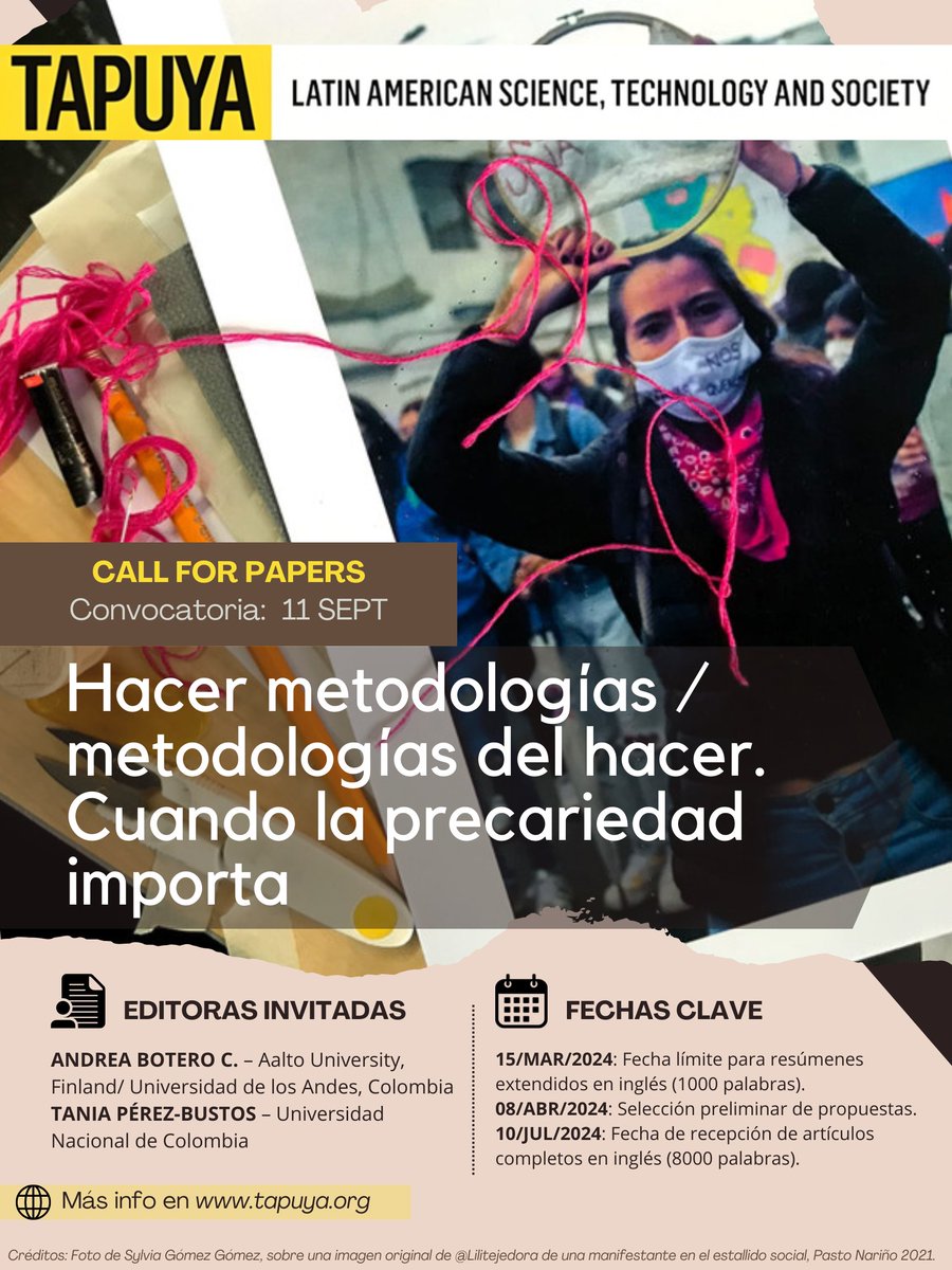 Tapuya STS Journal tweet media