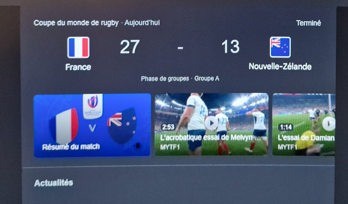 Viloup_'s tweet photo. Super match, on a nos chance 🇨🇵🇨🇵💪 #RugbyWorldCup #rugbyworldcup2023 #rugby #france2023 #france #rugbyfr #fr https://t.co/kQfw66efRk