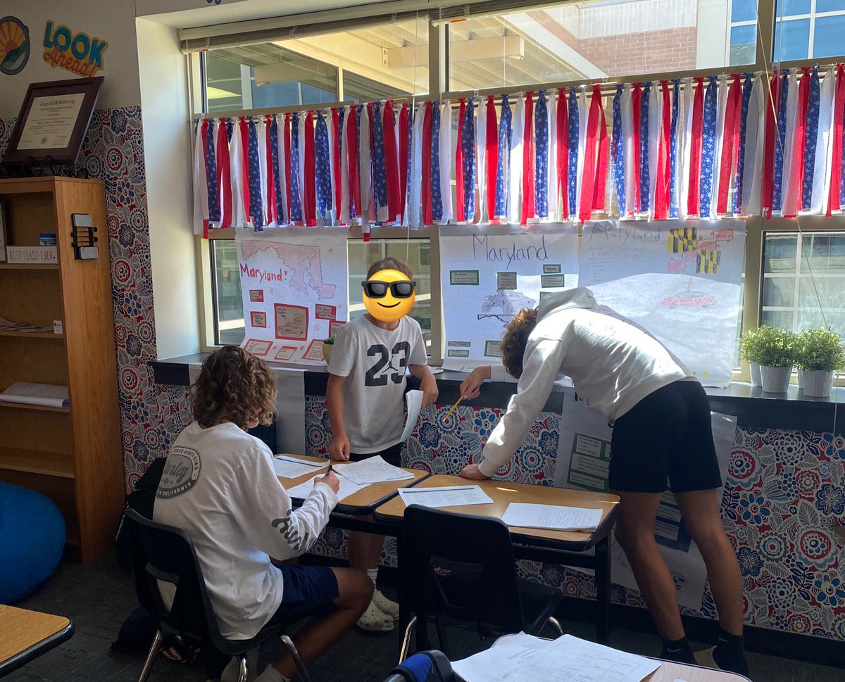 8th grade SS students showed off their communication skills with 13 Colonies presentations. Shout out to Mrs. Aguilar for her help with language strategies! <a href="/TrentMSFISD/">Trent Middle School</a> <a href="/FISDsocstudies/">Frisco ISD Secondary Social Studies</a> <a href="/FISD_EB/">Frisco ISD ESL and Bilingual</a>