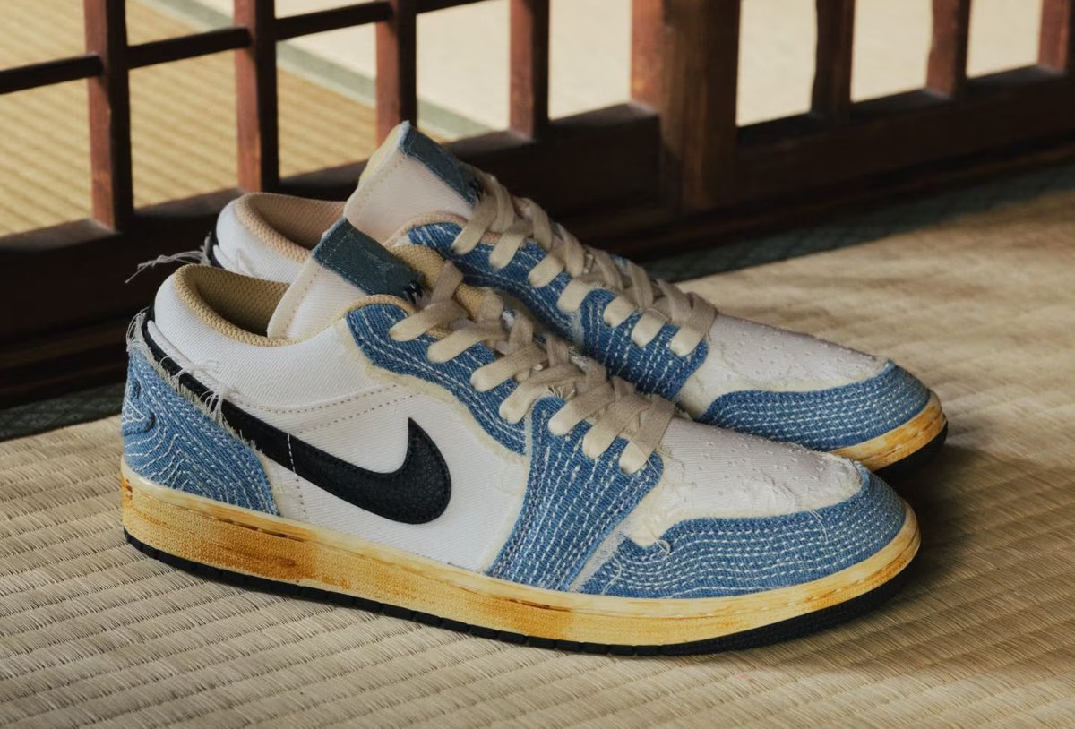 📅【 本日9:00~発売 】📅
“NIKE AIR JORDAN 1 LOW SE SASHIKO (FN7670-493)”

📌オンライン
📡SNKRS (⌚️9月9日9:00~発売)
📡BAIT (⌚️9月9日9:00~発売)
🔗sneakers-taro.com/entry/airjorda…

#スニーカー抽選
