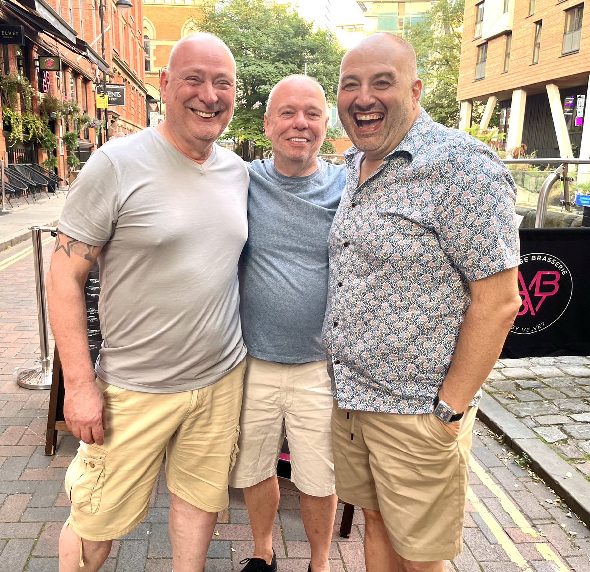 How wonderful to bump into our friend @Wynne on Canal Street, on the very evening he won Celebrity Masterchef (not that he was able to reveal that at the time we met him!). Many congratulations Wynne - we're both very proud of you. x