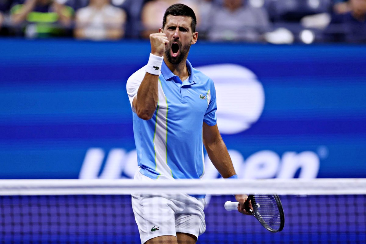 Djokovic nos Grand Slams em 2023:

▫️ Australian Open: vencedor 
▫️ Roland Garros: vencedor 
▫️ Wimbledon: finalista
▫️ US Open: finalista ⏳

🐐