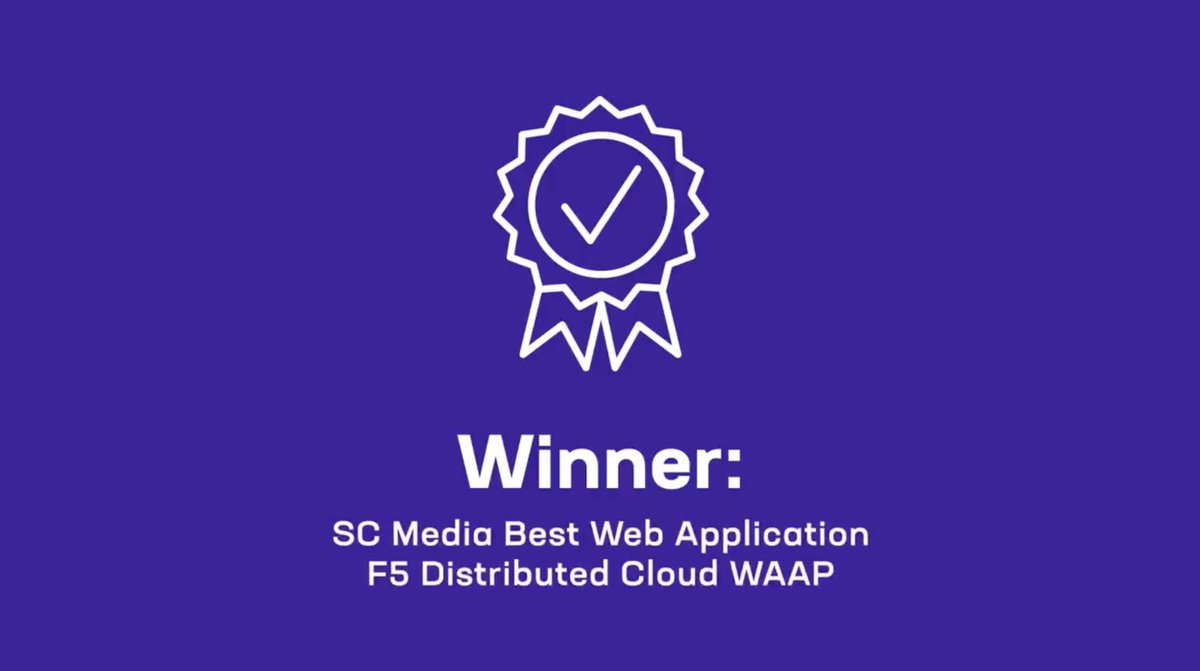 D3bb0raH's tweet photo. Distributed Cloud WAAP es el 𝗴𝗮𝗻𝗮𝗱𝗼𝗿 de SC Media Best Web Application. Felicitamos a 𝗻𝘂𝗲𝘀𝘁𝗿𝗼𝘀 #ingenieros, que lograron crear un producto que 𝗽𝗿𝗼𝘁𝗲𝗴𝗲 todas las #apps, #apis y la #infraestructura que sea necesaria. https://t.co/cehl4Fshph https://t.co/vpZDZf9TvS