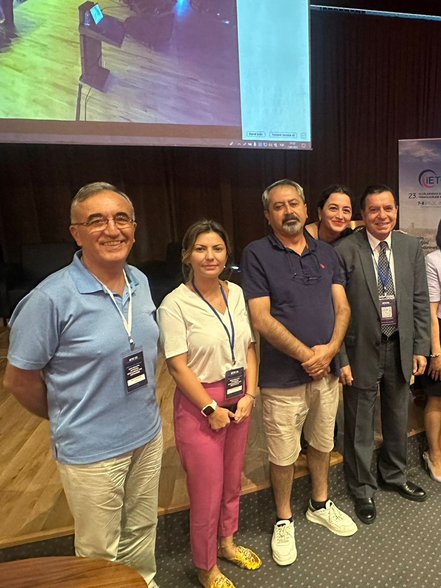 Değerli hocalarımla tanışma fırsatı bulduğum bir konferansı  daha bitirdik 😍
#ietc23