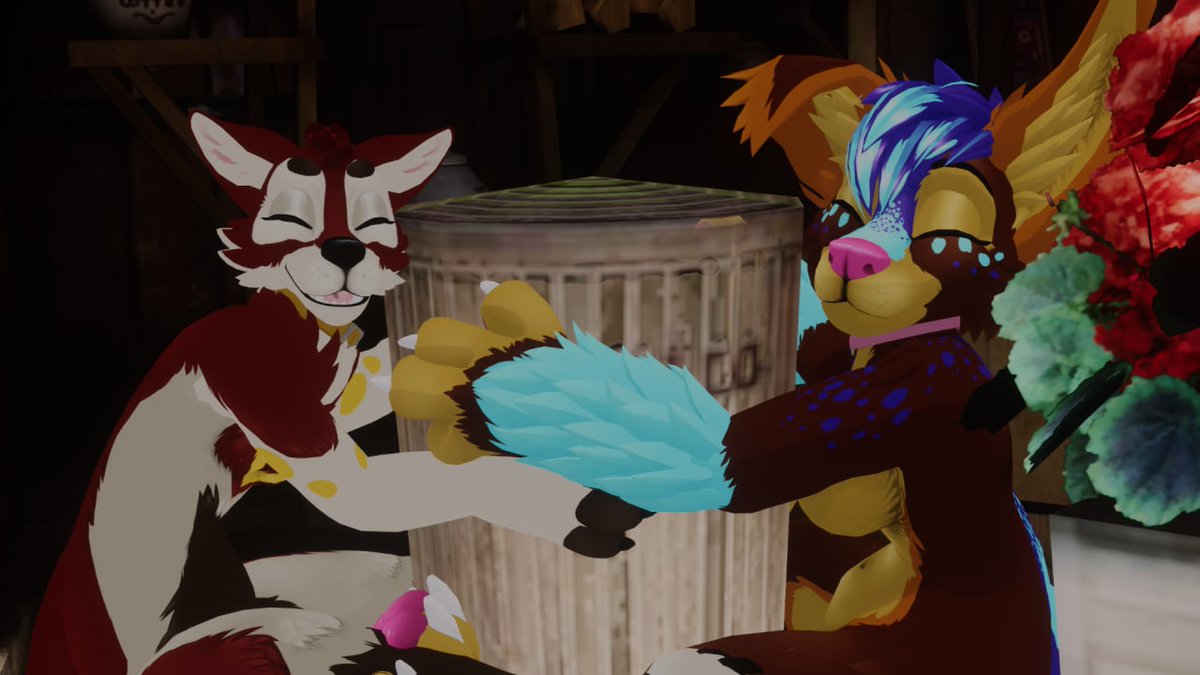 TGIF!! Let's get TRASHED!!
<a href="/JFETspeaks/">JFET</a> and myself taken by <a href="/Vorii_VR/">Vorii</a> <3