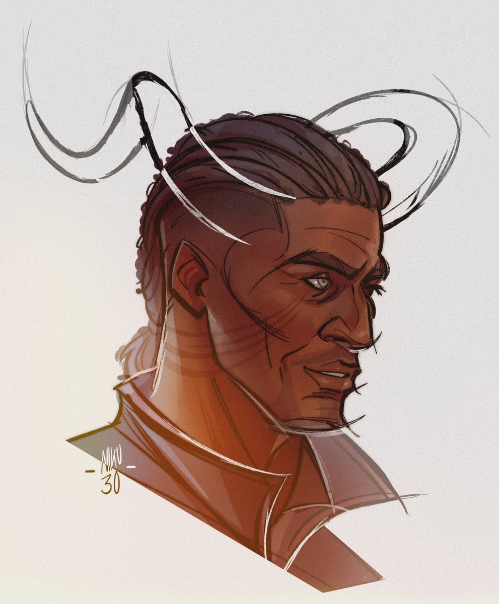 Finallz giving #Wyll some love as well, I can’t wait to romance him! 😭🧡 #BaldursGate3 #BaldursGateFanart