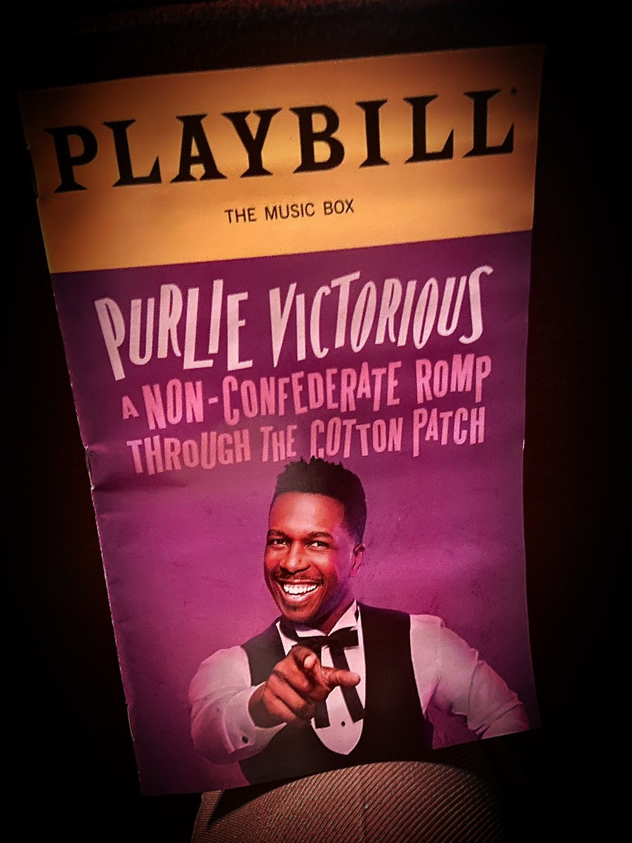 JeromeBrooksJr's tweet photo. Saw the 1st night of audience previews for #PurlieVictorious #Purlie on #Broadway and it was a breath of comedic air. Everyone has a special spark so when they combine the fireworks are beautiful to watch. I feel like Billy Eugene Jones will get that Tony nomination @PurlieBway https://t.co/2SlZWU8ZLK