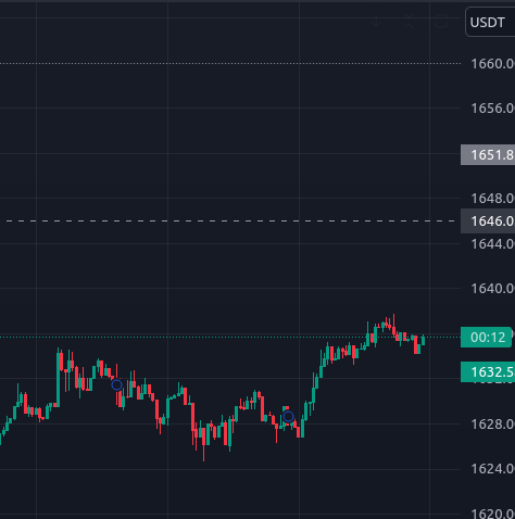 AngieRoseAgain's tweet photo. like I said.1625 was the bounce. Y'all really need to pay attention or stay out of the ocean https://t.co/5UHnrRDlSB