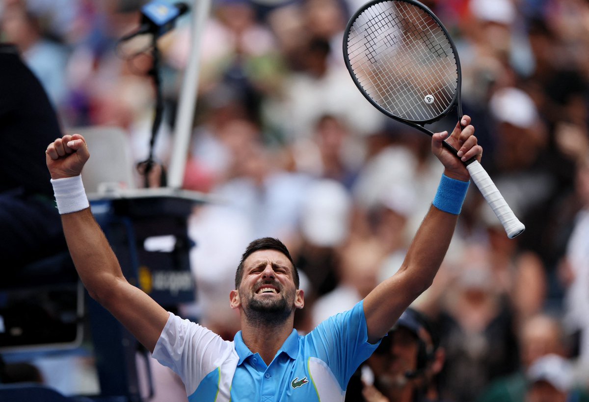 Olly_Tennis_'s tweet photo. Djokovic has now made the Final in HALF of the Majors he’s played. 

36 out of 72.

Madddd stat. 🔥 https://t.co/KPApGs88DX