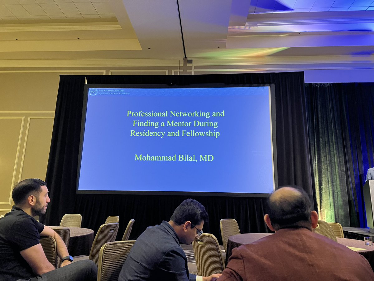 MN_GIMD's tweet photo. A very important topic! Finding a mentor by @BilalMohammadMD speaking at #TraineeSession @FLGastroSociety
βοΈ Align goals with mentors goals
βοΈ What type of mentor are you looking https://t.co/Jv4zi0sWTr