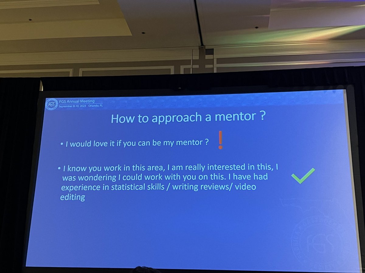 MN_GIMD's tweet photo. A very important topic! Finding a mentor by @BilalMohammadMD speaking at #TraineeSession @FLGastroSociety
βοΈ Align goals with mentors goals
βοΈ What type of mentor are you looking https://t.co/Jv4zi0sWTr
