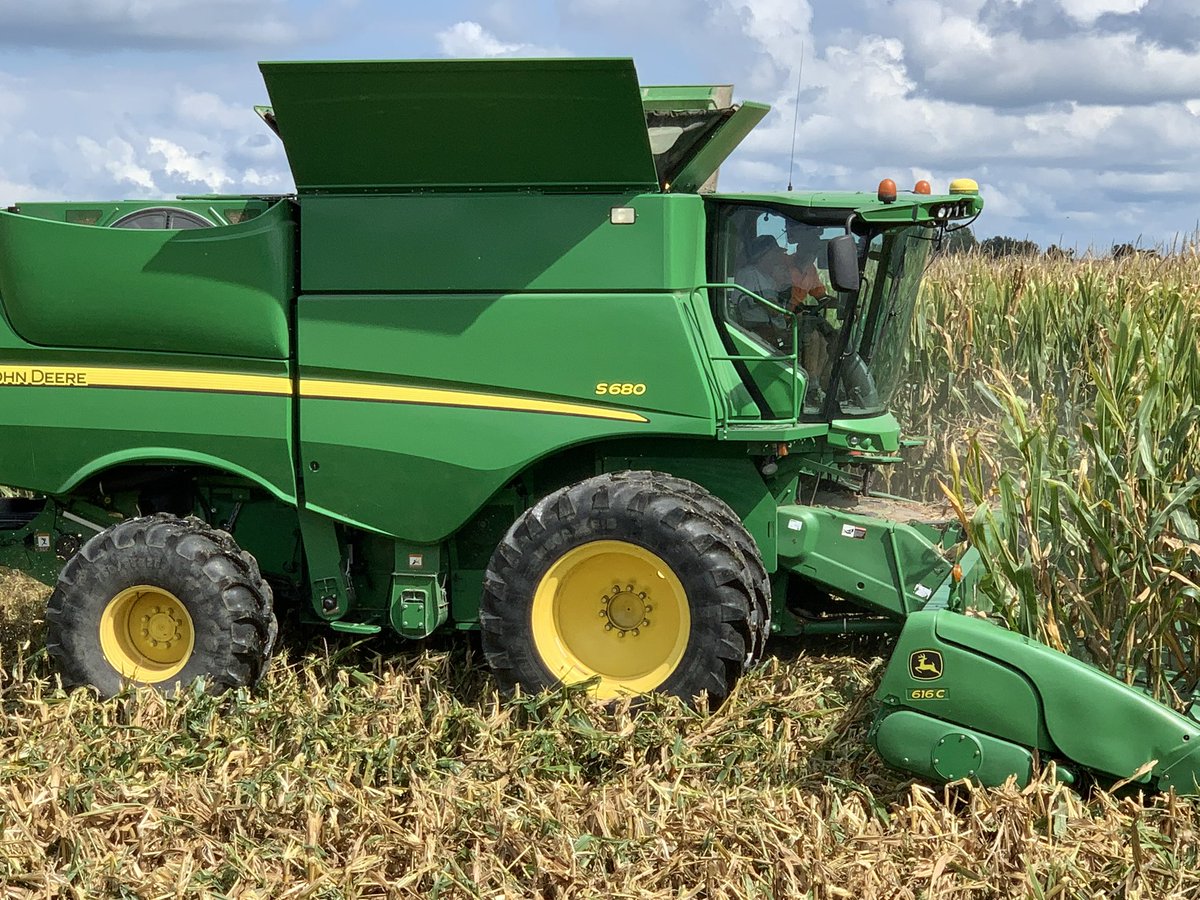 “Forty Chances” by Howard Buffet refers to the idea that a farmer has 40 growing seasons in a lifetime to grow and improve a crop. This harvest makes 55 for my dad. Something to aspire to. #harvest23 #FarmLife #Kentucky #Legacy