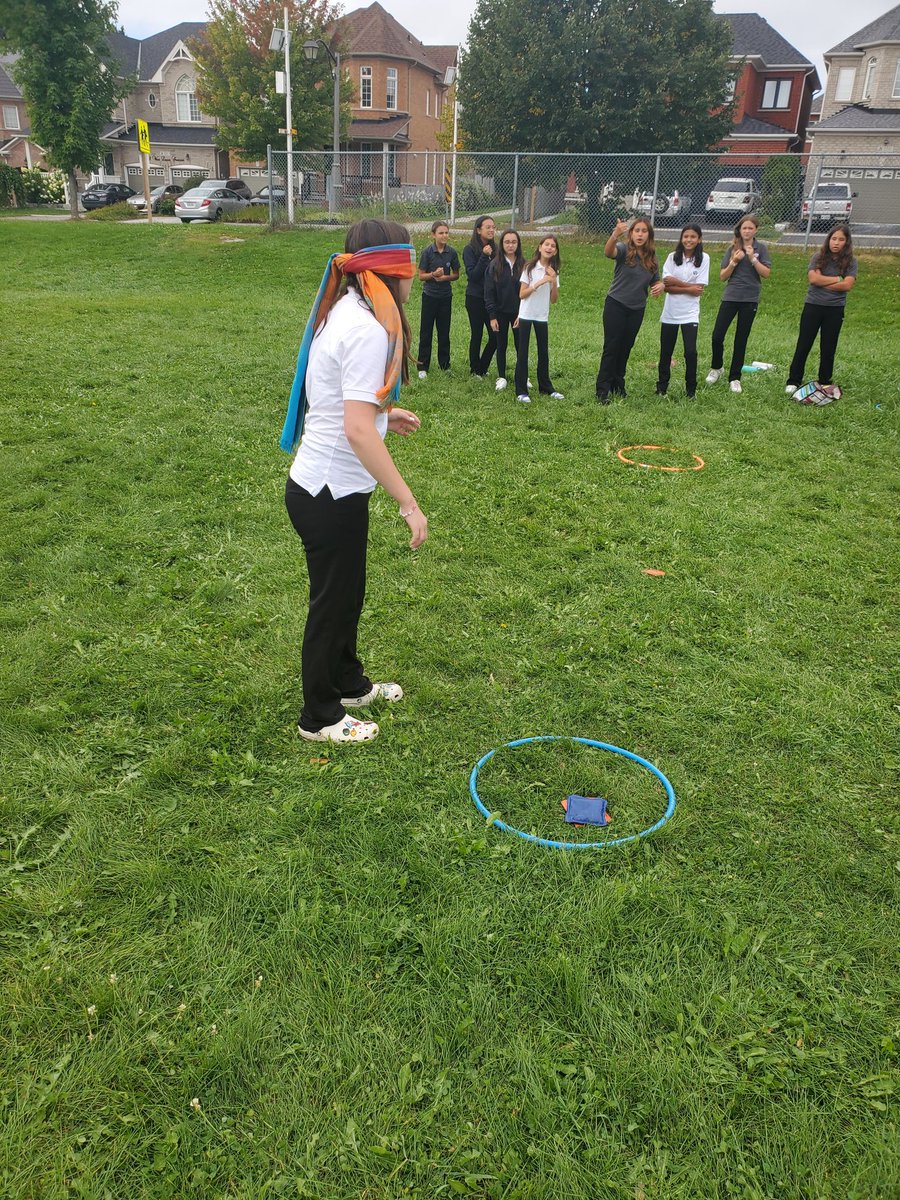 SKDCHS's tweet photo. Great way to end our first week at St Drexel! Thank you Grade 7s and 8s for an awesome week! Thanks to our  teachers for planning Fun Friday. @YCDSB @DomenicScuglia @ElizabethCrowe_ https://t.co/ON0qubxsIb