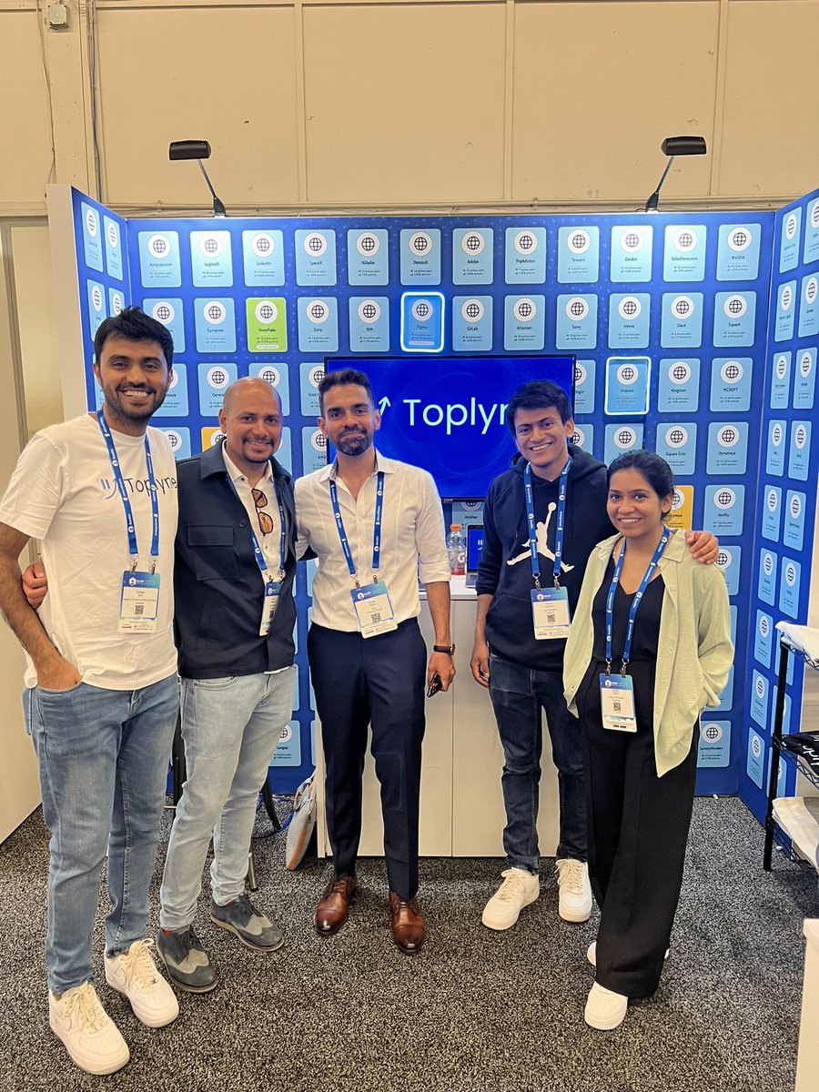 . <a href="/Toplynehq/">Toplyne</a> is crushing it at <a href="/SaaStrAnnual/">SaaStr Annual</a>! Don't miss out on connecting with this stellar crew!