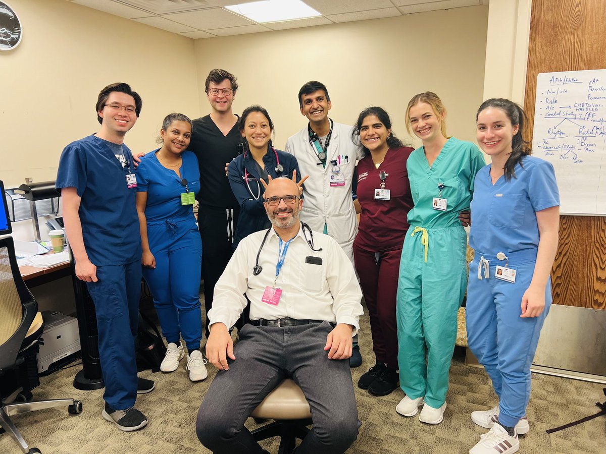 'Hi, this is Cardiology, how can I help you?' #Cardiology consult done and dusted with this incredible team of medical students, interns and residents. @WMCCardsFellows @ACCinTouch @PragyaRanjan