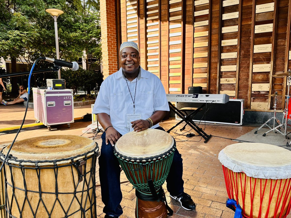 UNCG's tweet photo. #NCFolkFest is officially underway! 🙌
Join us at @NCFolkFestival today through Sunday and support fellow Spartans who are performing in the festival. Visit us at Center City Park. 🎪
Check out our list of performers with UNCG ties: https://t.co/6zGx1w6j61
#letsgoG #DGSO https://t.co/Y6IH9yn2Bg