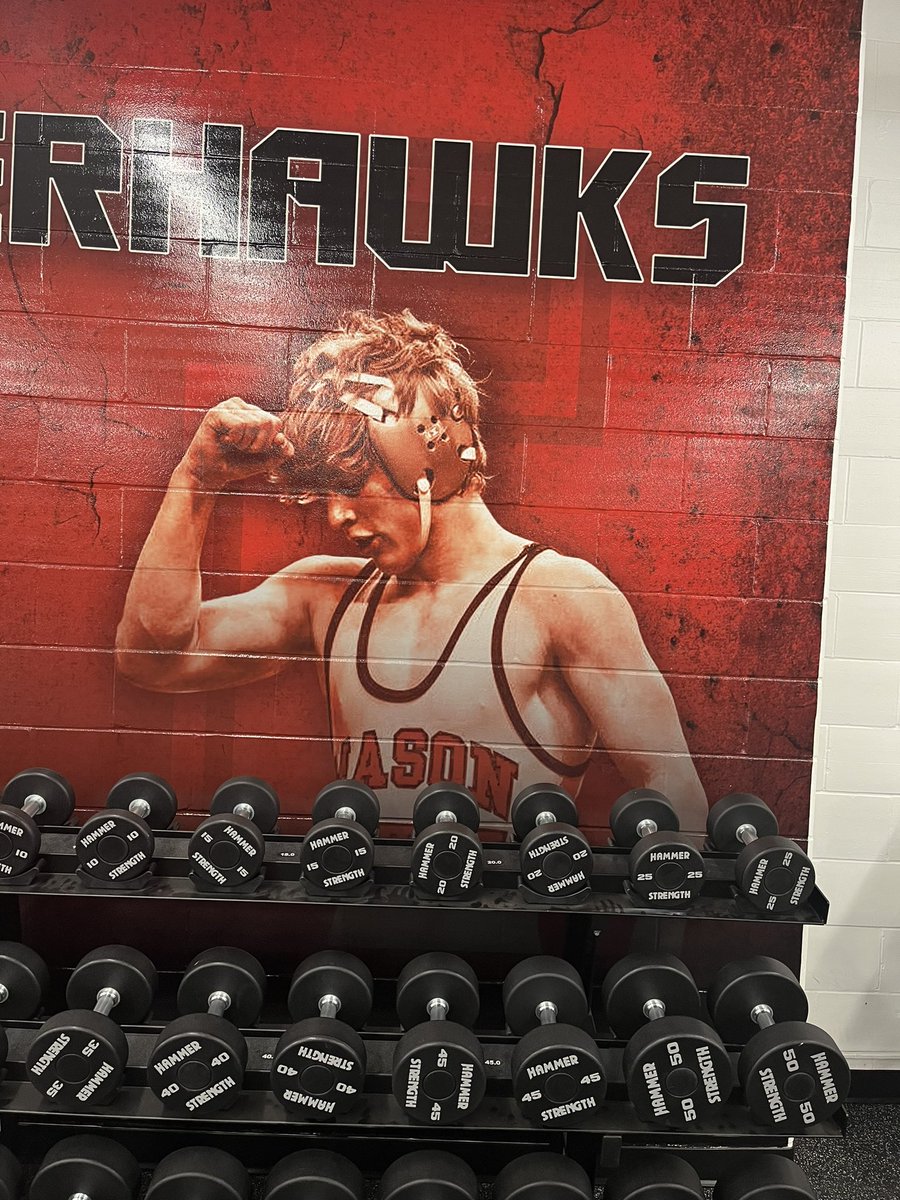 coachkrueger's tweet photo. My weightroom motivation tonight. #IMustBreakYou @JuiceRhodes https://t.co/LEUADTwC02