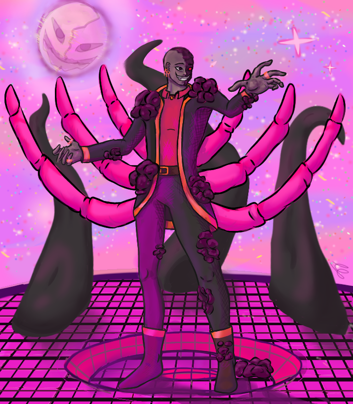 Clement1R2T's tweet photo. Porfin termine el dibujo del último personaje de manuel crafteos; draegor-glitch de #EFDM https://t.co/XNgjb2dLog