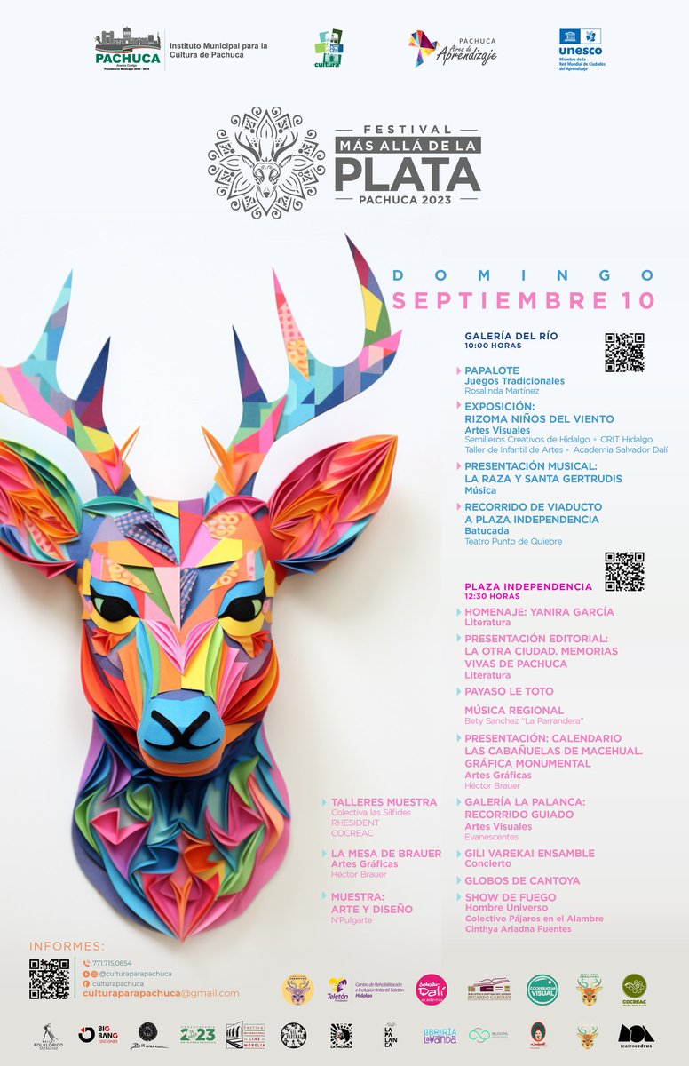 Este domingo los esperamos en la presentación de "#LaOtraCiudad. Memorias vivas de Pachuca", en el marco de las actividades del Festival Más Allá de la Plata. 🌬️ 😉