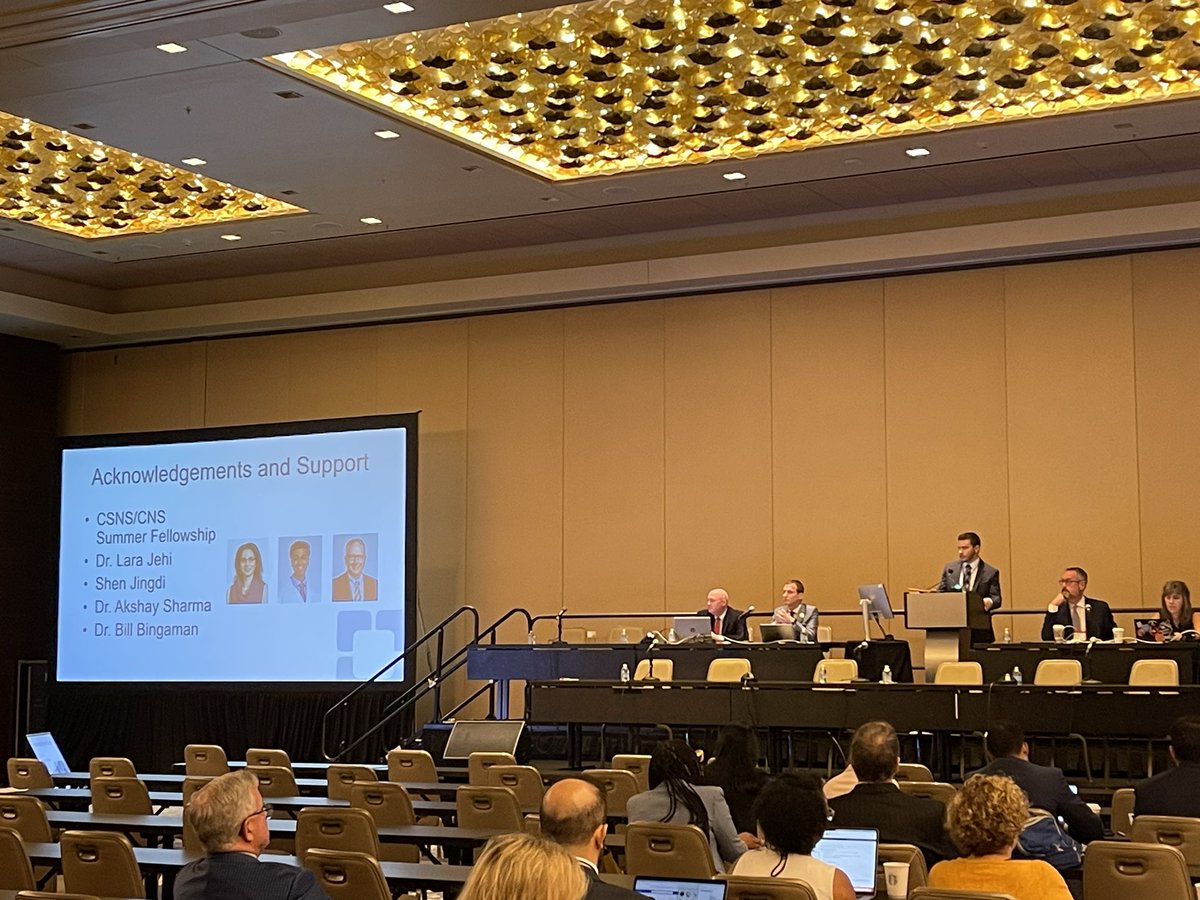 derrick_obiri's tweet photo. @councilsns med student fellow @alan__cr7 giving an excellent talk about  his project using area deprivation scores to predict Emergency Department overutilization After Epilepsy Surgery. 👏🏿 Awesome job Alan!!
#CNS2023 @CleClinicNS @CleClinicLCM https://t.co/uaoJ4noIzn