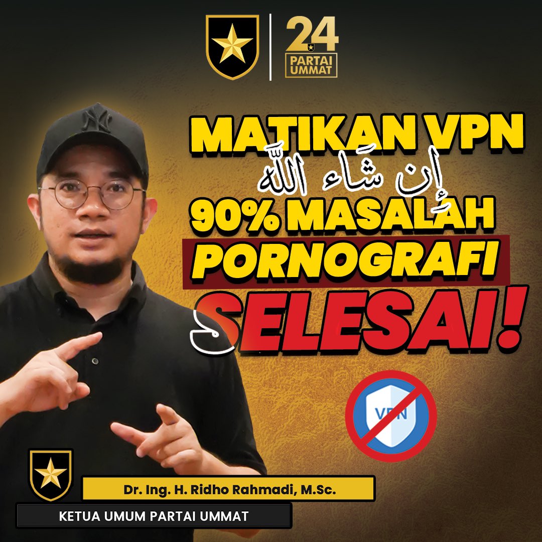 AdiHamidFuadi4's tweet photo. #pornografi #vpn #ridhorahmadi https://t.co/NW3bw2Frtn