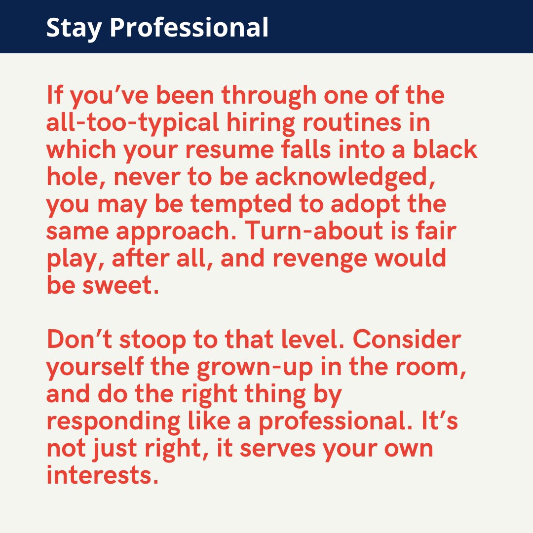 Shimmeringcaree's tweet photo. 2/3 How to Turn Down a Job Offer

Saying "no" the right way can help avoid burning bridges, and can potentially lead to future opportunities. Read on for advice on the best way to turn down a job offer.

#jobsearch #jobsearchadvice #jobsearchtips #careeradvice #careercoaching https://t.co/RgN3005lDp