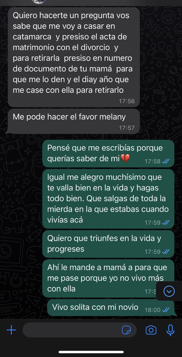 Nunca alguien me rompió tanto el corazon como mi papá de sangre