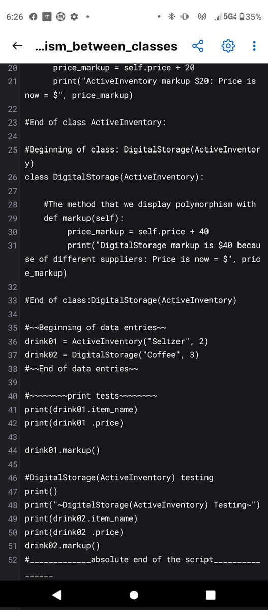 WallyOwi30's tweet image. Polymorphism in Python between classes: this could be very good news.
#pythonpolymorphism #learnpython