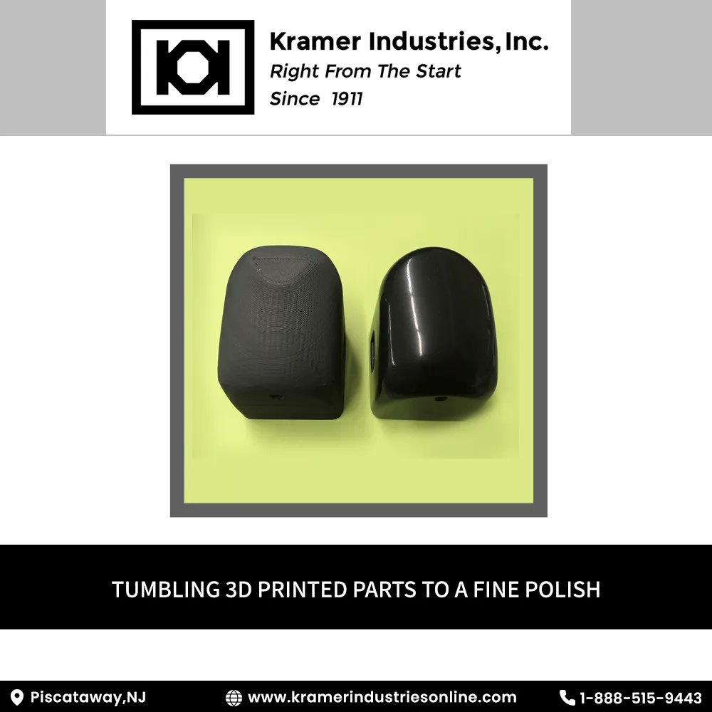 kramer_industry's tweet image. Discover perfect refinement with the transformative processes at Kramer Industries that turn 3D Printed Plastic Parts into smoothly polished products. Visit buff.ly/32Uqtn5 to learn more about these tumbling techniques.
#kramerindustries #tumblingprocess #3dprintedparts