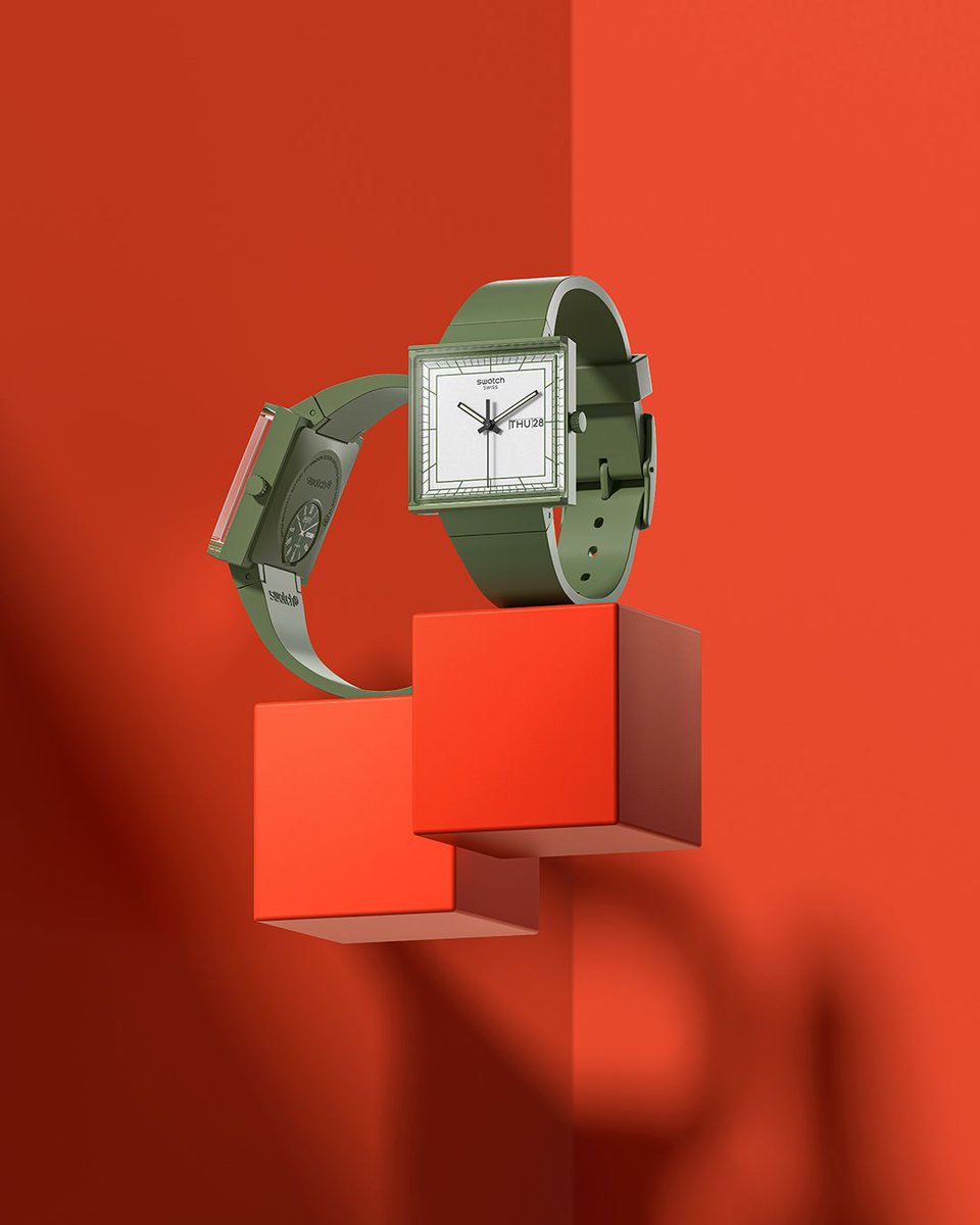 Atrévete a ser cuadrado ⬜ ¡Ya disponible en preventa online! #SwatchWhatIf #SwatchBIOCERAMIC
swat.ch/3Rf7fFA