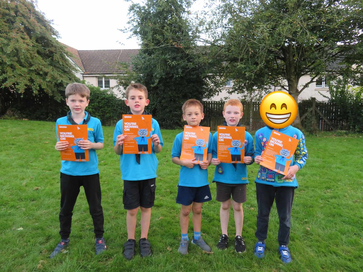 👋⚜| This evening we said goodbye to Oliver, Matthew, Oliver, Bruno and Rory who are moving on to cubs. We hope you enjoy the next stage of your scouting journey. #SkillsForLife