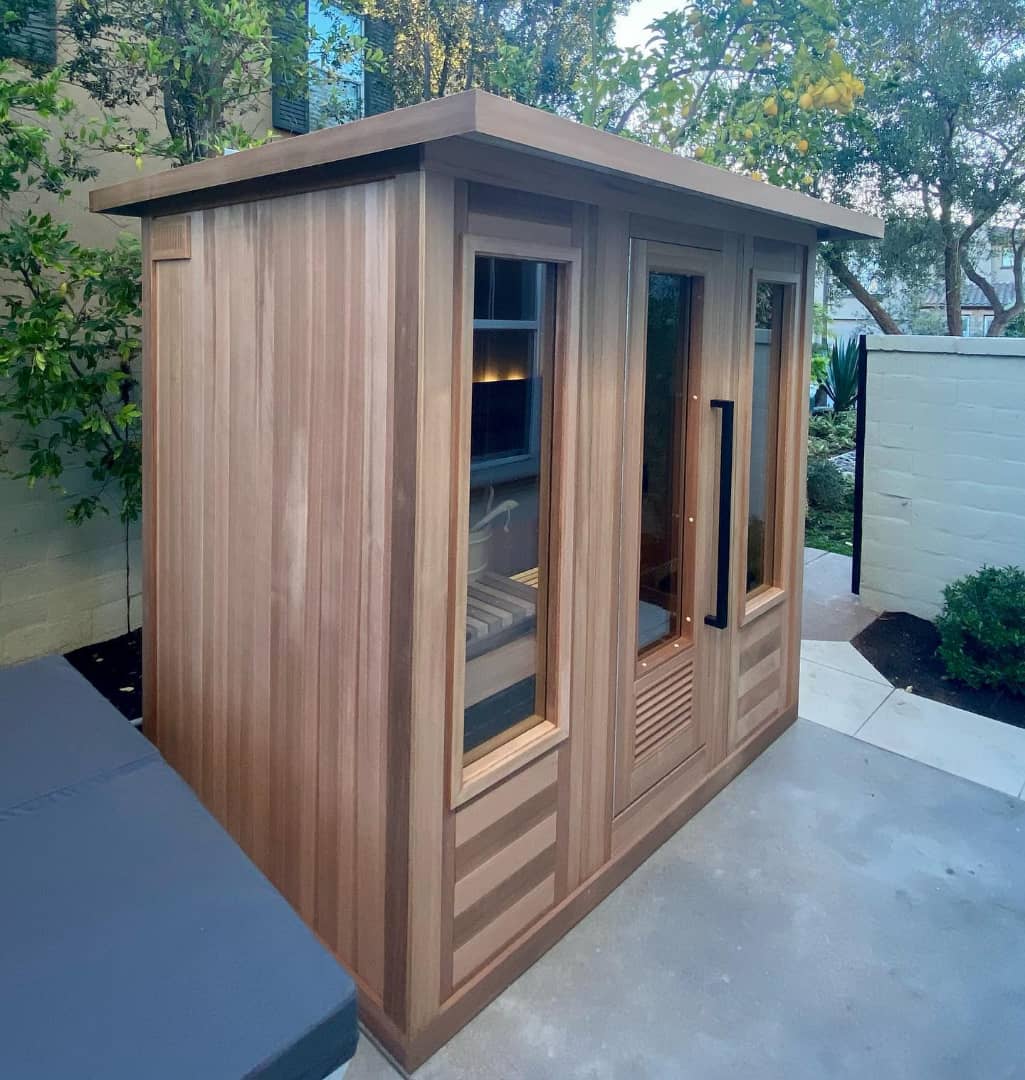 Proshaggy1's tweet photo. Outdoor cedar sausa 5x7 
#sauna #outdoorsauna #customsauna #handcrafted #woodworking #cedarwood #nordicsauna #finnishsauna #saunafromfinland #saunalighting #backyarddesign https://t.co/Cmc5fx5dgQ
